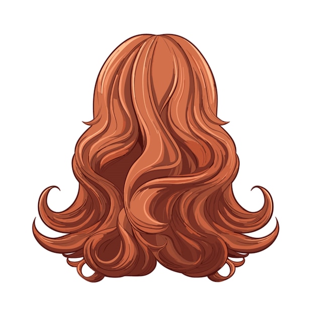 vector de cabello