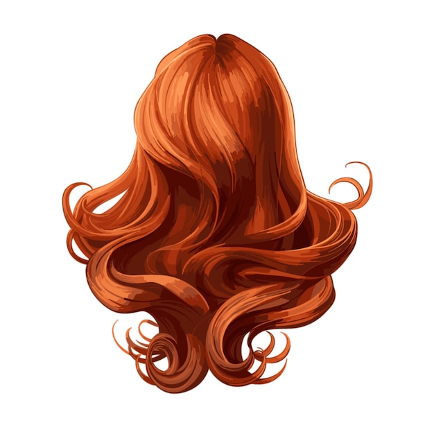 vector de cabello