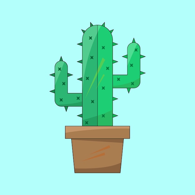 Vector vector de cactus