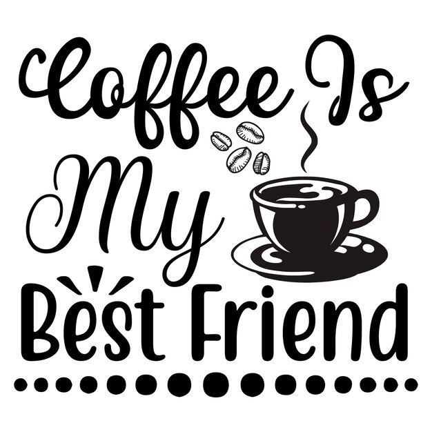 Vector Café svg diseño Café svg archivo cricut