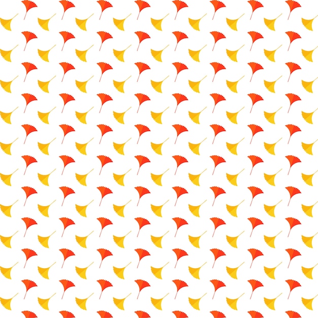 Vector caída de hojas de otoño.