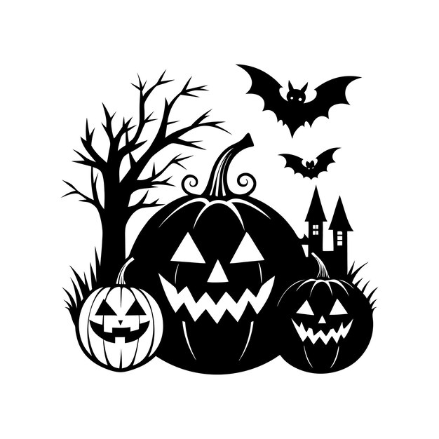 Vector de la calabaza de Halloween