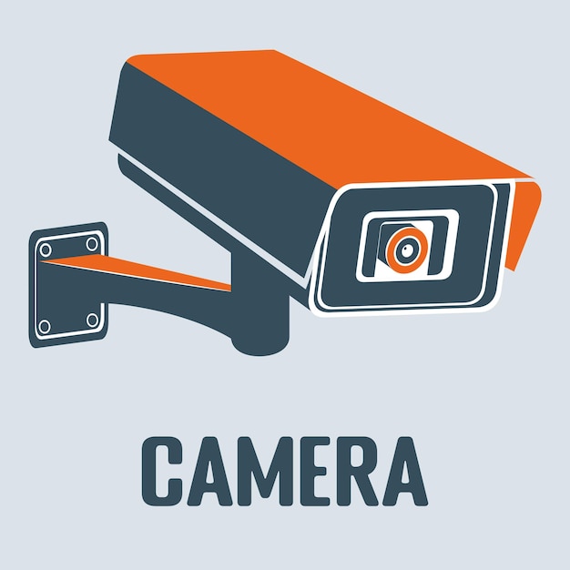 Vector de la cámara de video de vigilancia icono5