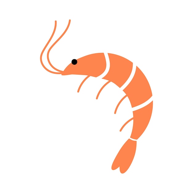 vector de camarones