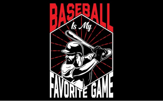 vector de camiseta de beisbol