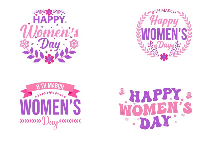 vector de camiseta del día de la mujer