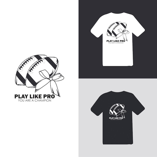 Vector de camiseta de juego de fútbol