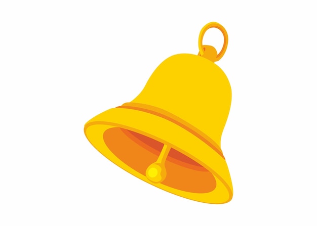 Vector de la campana dorada