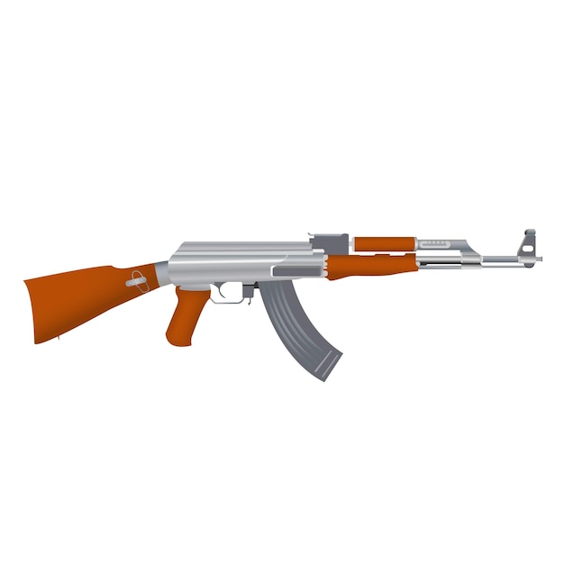 El vector del cañón Ak-47