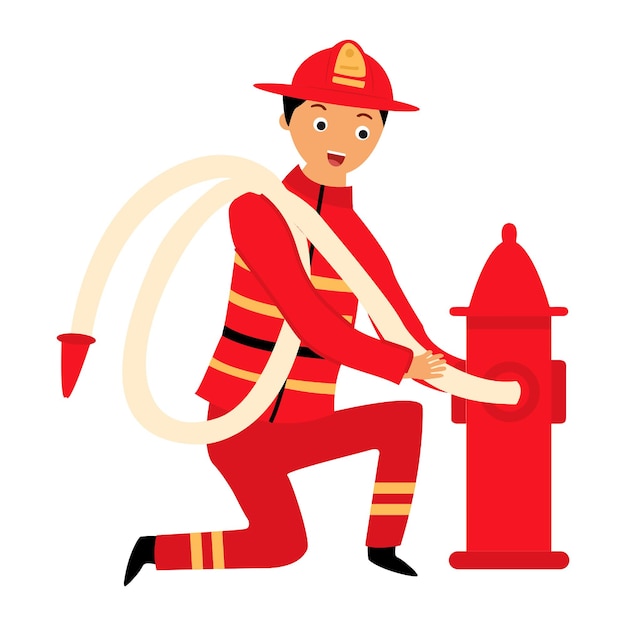 vector de caracteres de los bomberos