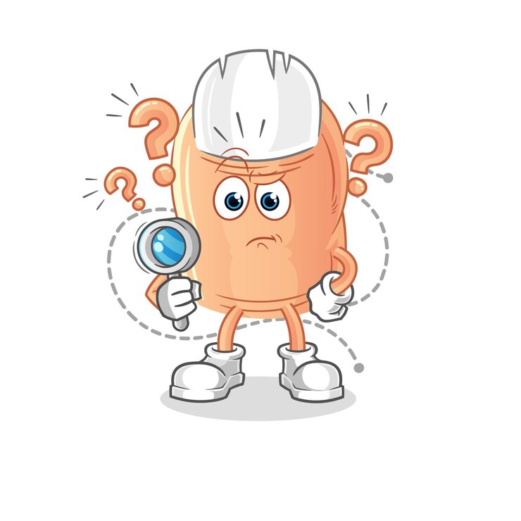 Vector vector de caracteres de ilustración de búsqueda de dedo