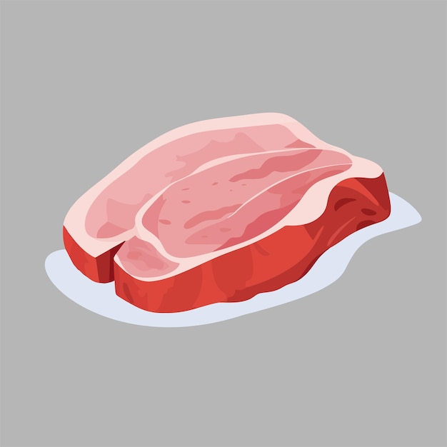 Vector de carne de cerdo