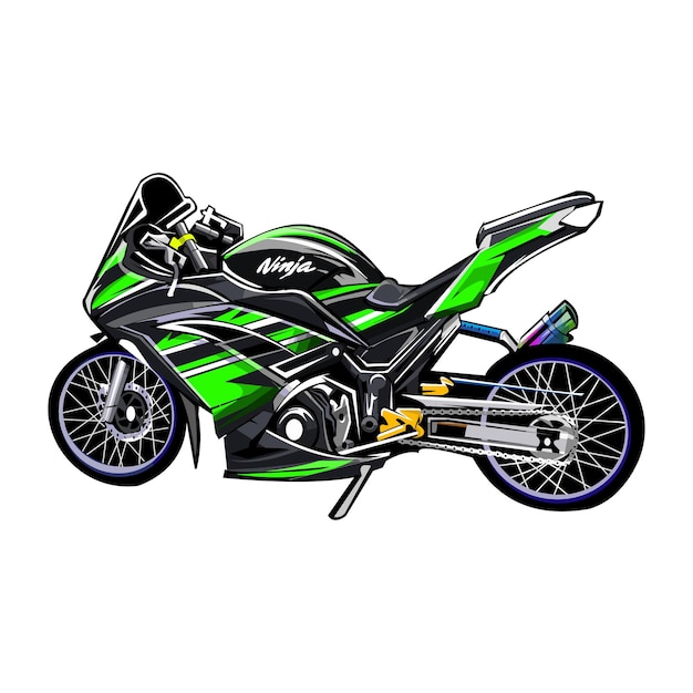 vector de carreras de motociclistas