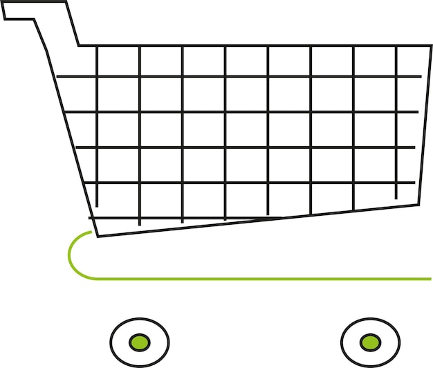 vector del carrito de compras