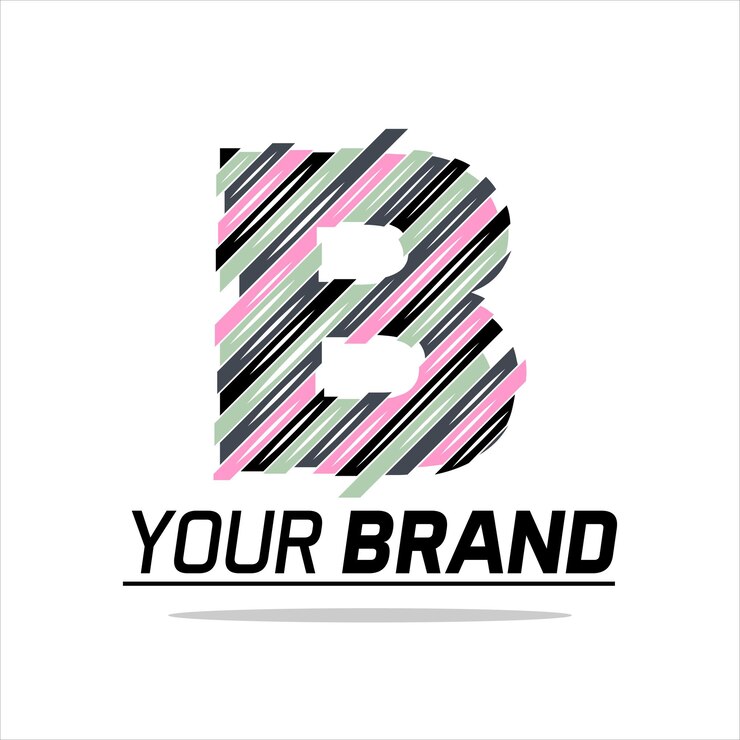 Vector vector carta logo fuente inicial colorido degradado vector