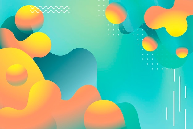 Vector de cartel de verano vibrante colorido