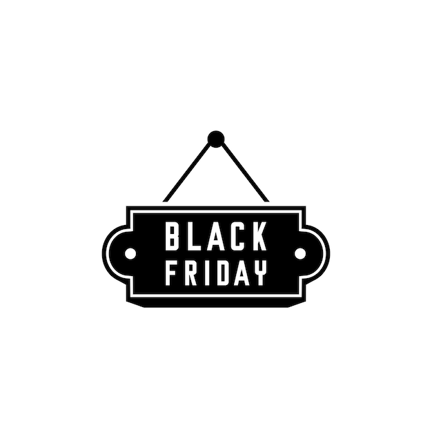 Un vector de cartel del viernes negro