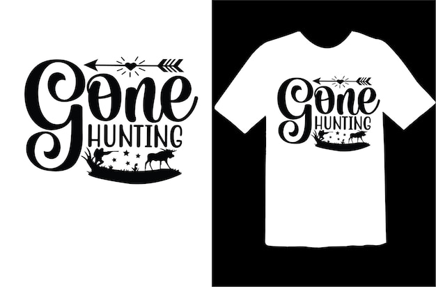 Vector de caza diseño de svg camiseta de caza circuito de caza svg