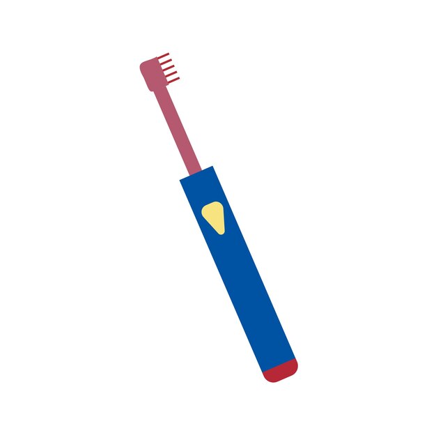 Vector de cepillo de dientes eléctrico