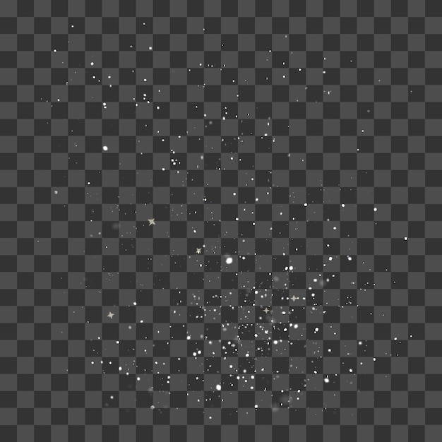 Vector de chispas blancas brillantes efecto de luz especial