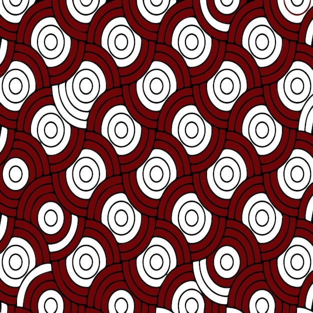 Vector círculo abstracto tono blanco y negro vector fondo Vector blanco patrones sin fisuras con anillos azul marino