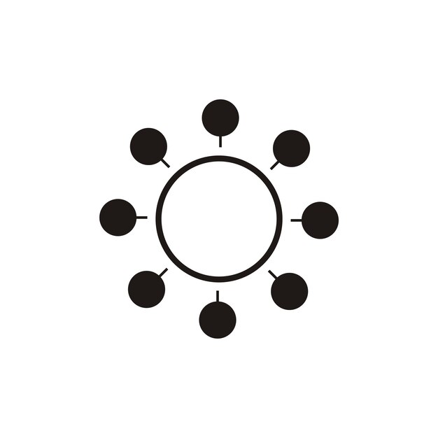 Vector de círculo de logotipo para la compañía de diseño de logotipo