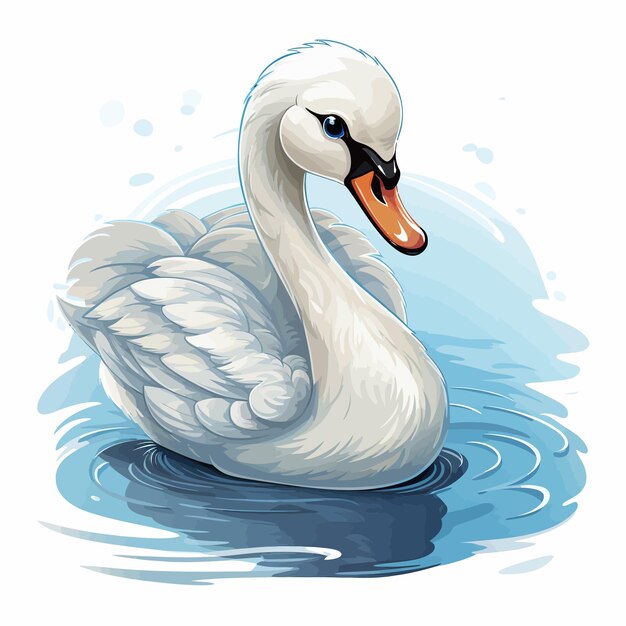 El vector del cisne es lindo.