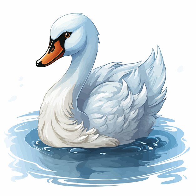 El vector del cisne es lindo.