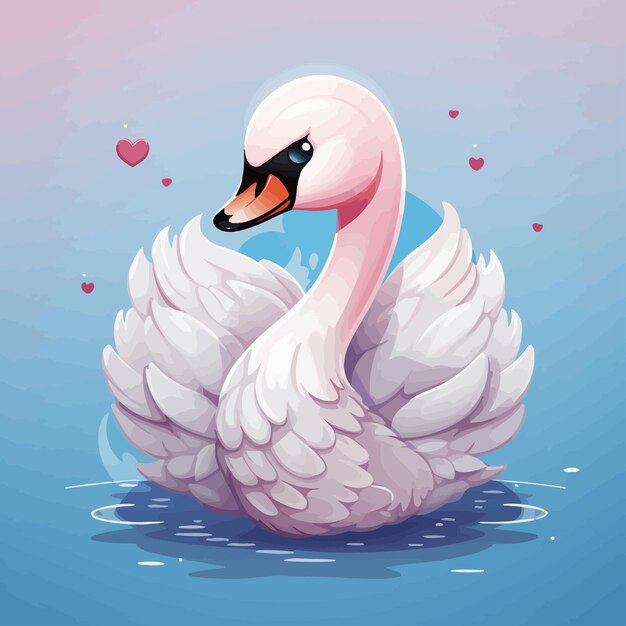 El vector del cisne es lindo.