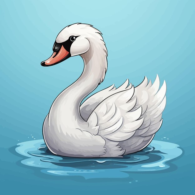 El vector del cisne es lindo.