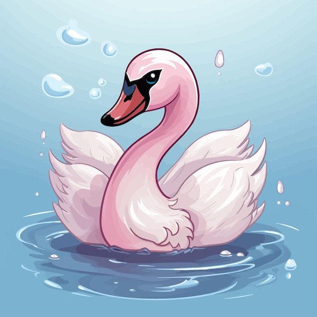 El vector del cisne es lindo.