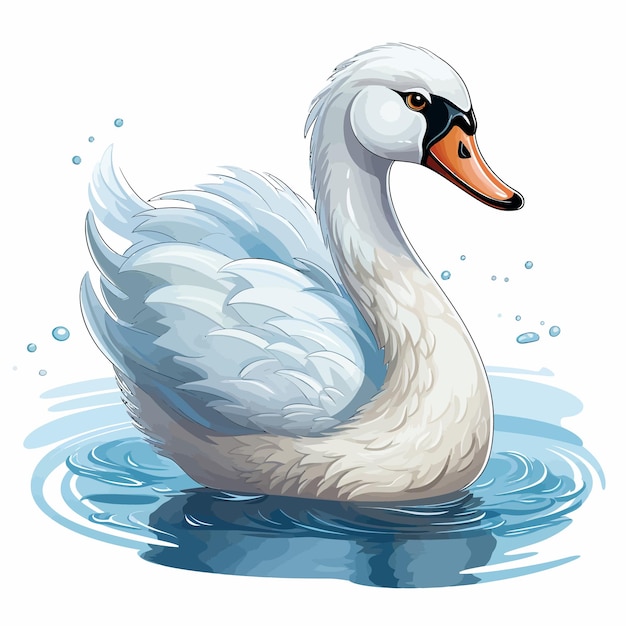 El vector del cisne es lindo.