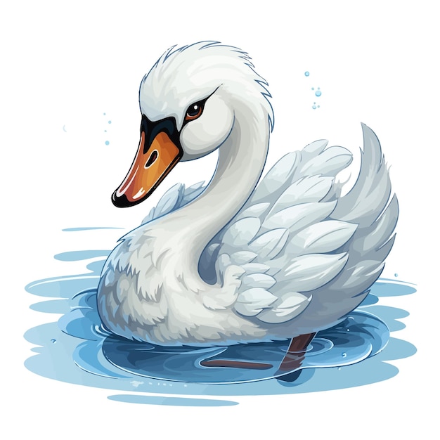 El vector del cisne es lindo.