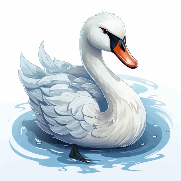 El vector del cisne es lindo.