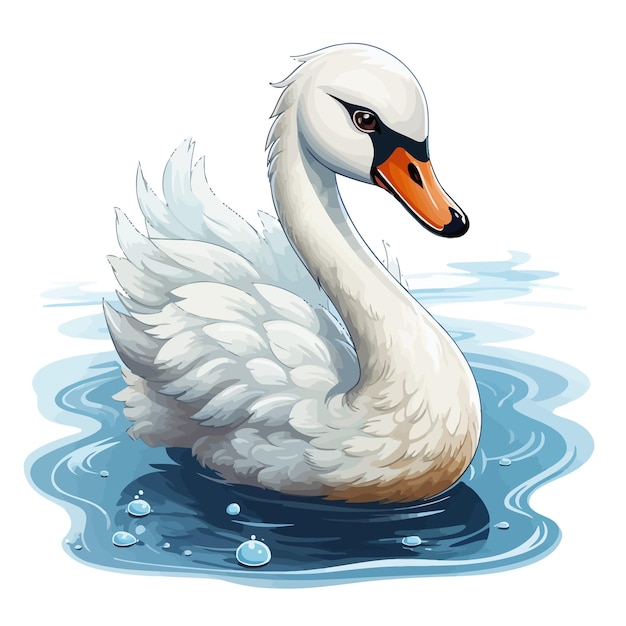 El vector del cisne es lindo.