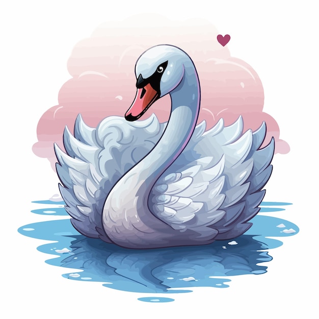 El vector del cisne es lindo.