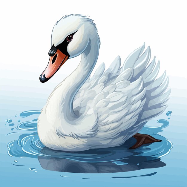 El vector del cisne es lindo.