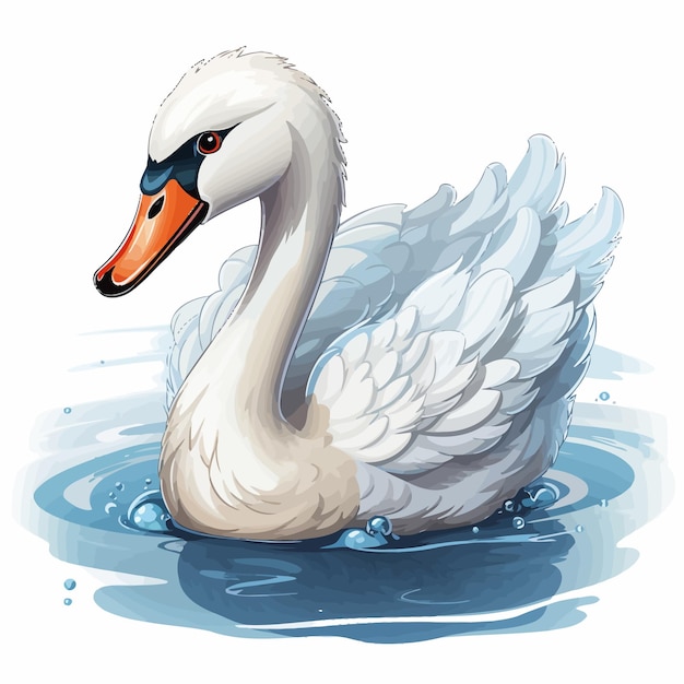 El vector del cisne es lindo.