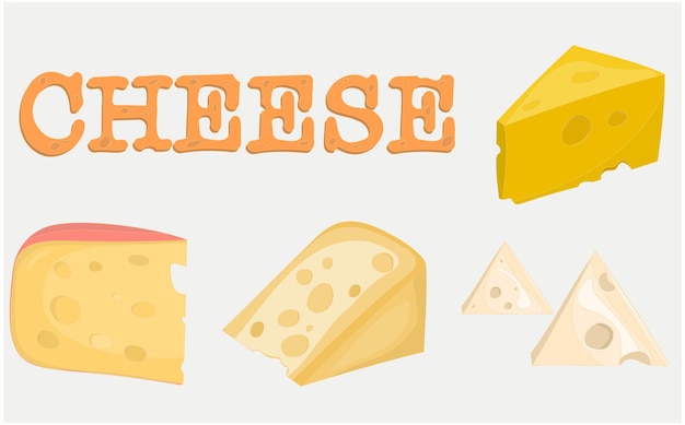 Vector del clipart amante del queso