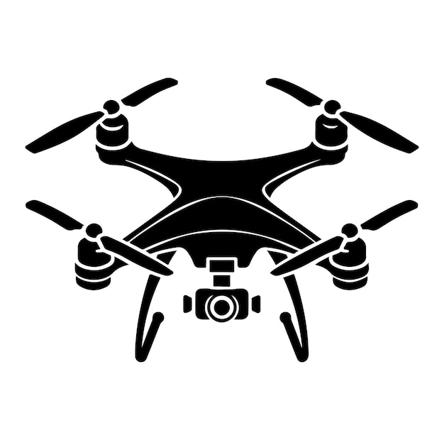 Vector de clipart de aviones no tripulados