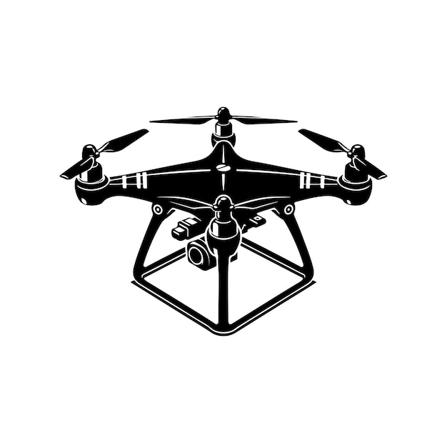 Vector de clipart de aviones no tripulados