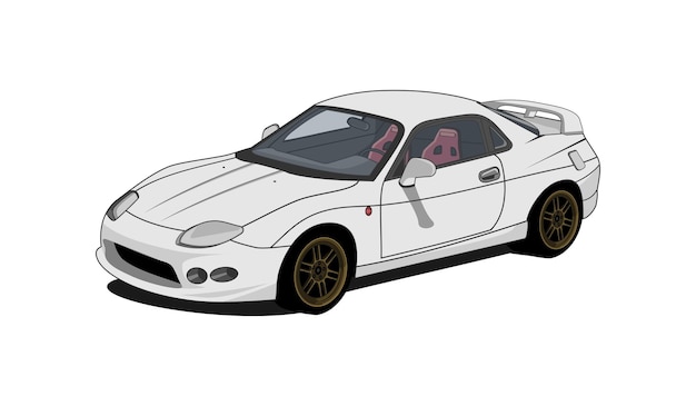 vector de coche deportivo