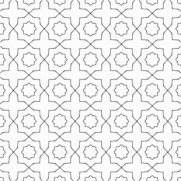 vector para colorear formas geométricas de flores patrón de fondo
