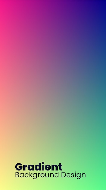 Vector colorido fondo degradado Premium