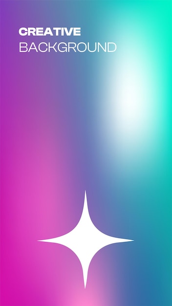 Vector colorido fondo degradado Premium