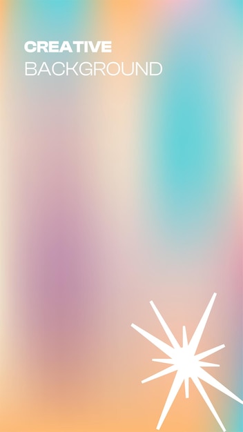 Vector colorido fondo degradado Premium