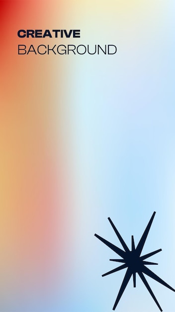 Vector colorido fondo degradado Premium
