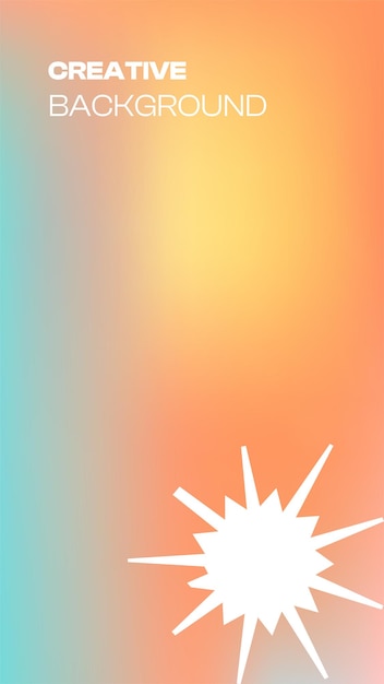 Vector colorido fondo degradado Premium