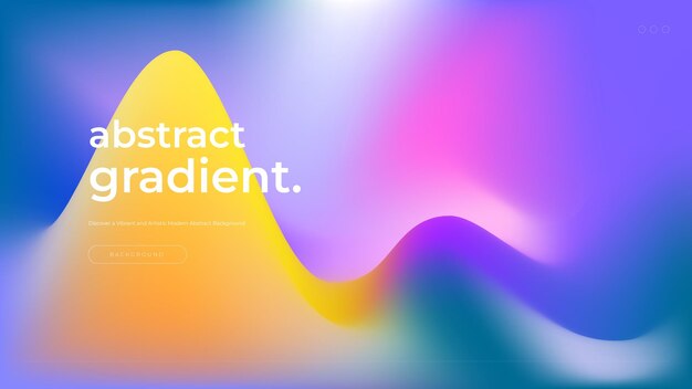 Vector colorido gradiente de fondo de moda resumen