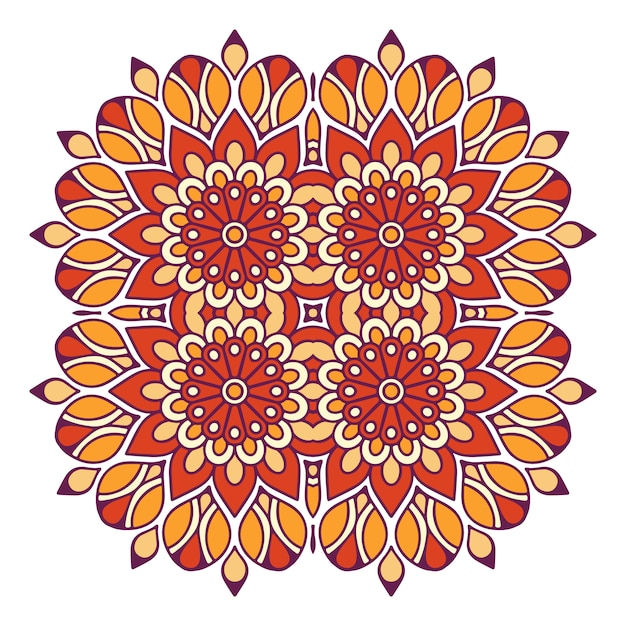 Vector colorido Mandala